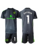Manchester United Altay Bayindir #1 Maalivahdin Vieraspaita Lasten 2025-26 Lyhythihainen (+ shortsit)